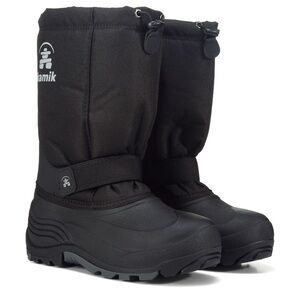 Kids' Rocket Waterproof Winter Boot, size 5. Black